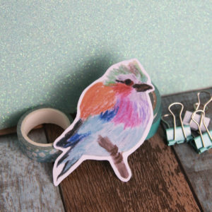 A Variety of Bird Die Cut Matte Handmade Stickers