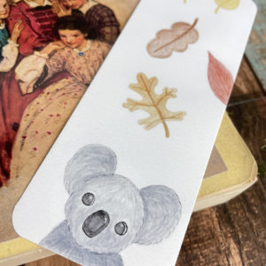 Glossy Bookmark with Kiki & Koko the Koalas in the four seasons
