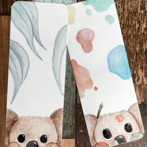 Glossy Bookmarks With Kira the Koala - 2 Options available