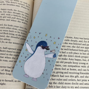 Party Penguin – Prints and Personalised Bookmark